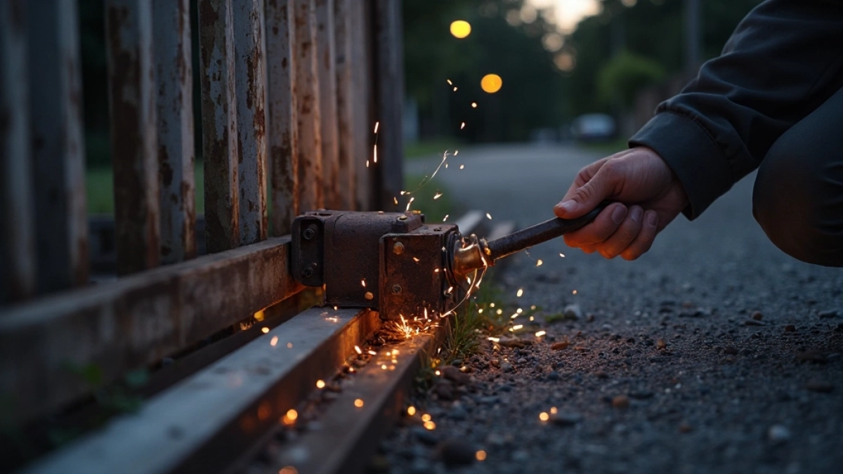 Awaryjne otwieranie bramy przesuwnej