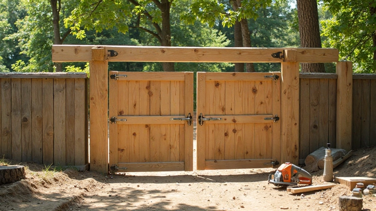 Brama do stodoły jak zrobić