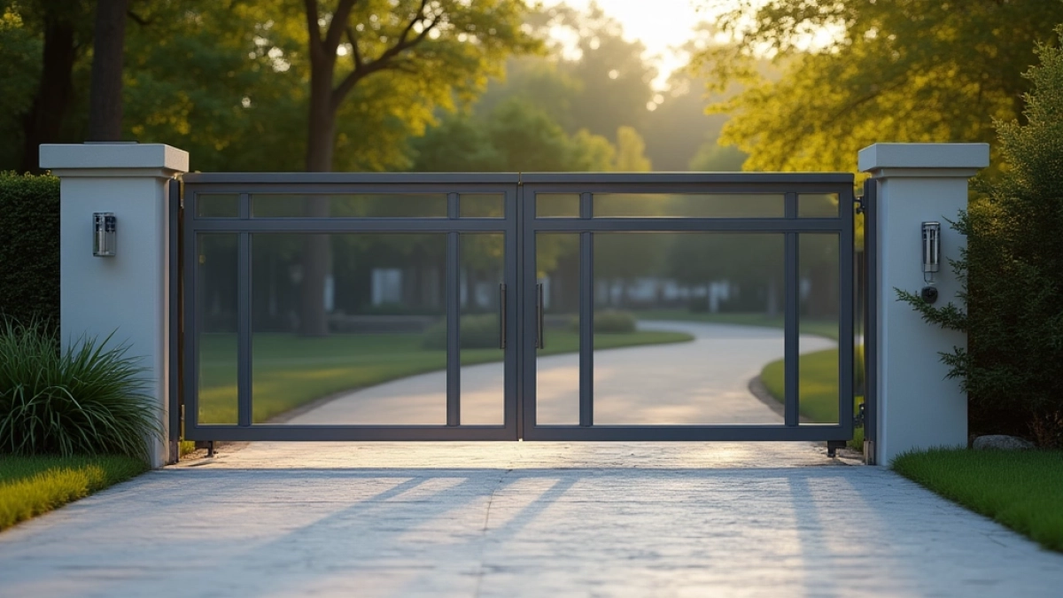 Brama wjazdowa na pilota z montażem