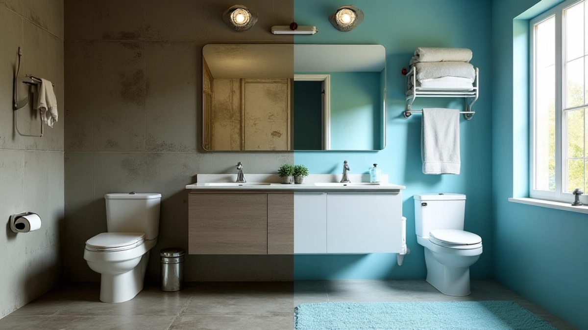 jak wyremontować starą łazienkę