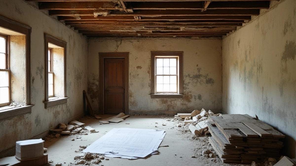 jak wyremontować stary dom