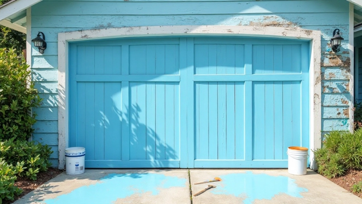 malowanie bram garażowych