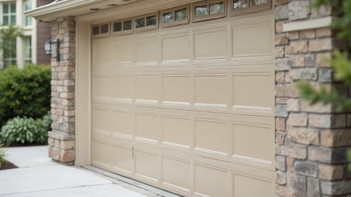 Nowa okleina na bramę garażową