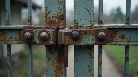 Brama dwuskrzydłowa nie domyka się