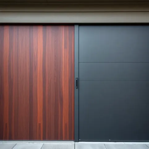 Brama garażowa okleina czy malowana