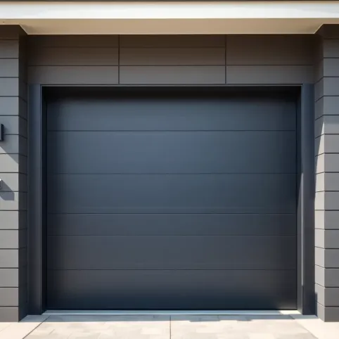 Brama garażowa segmentowa z drzwiami