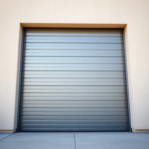 Brama garażowa uchylna z furtką