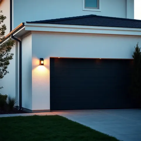 Brama garażowa w innym kolorze niż okna