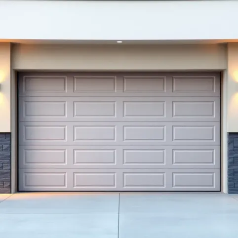 Brama segmentowa z drzwiami