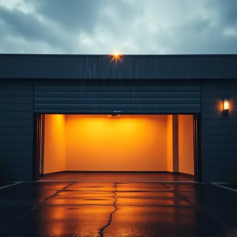 Brama uchylna z napędem