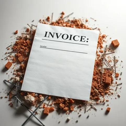 Faktura za materiały budowlane