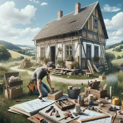 jak wyremontować stary dom na wsi