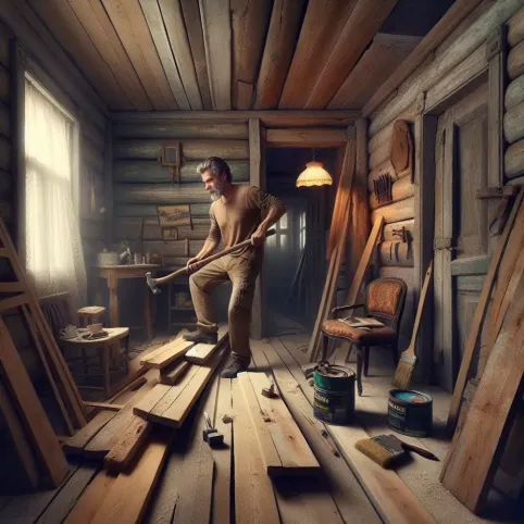 jak wyremontować stary drewniany dom