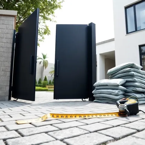 Koszt montażu bramy dwuskrzydłowej