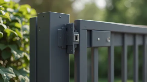 Listwa montażowa do bramy dwuskrzydłowej antracyt