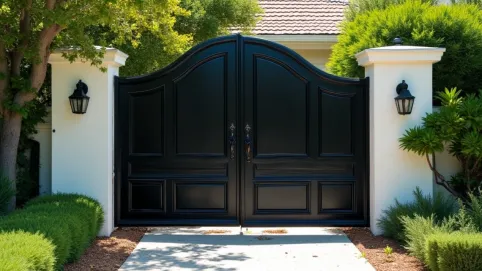 malowanie bramy wjazdowej