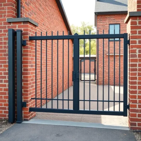 Montaż bramy do słupków murowanych