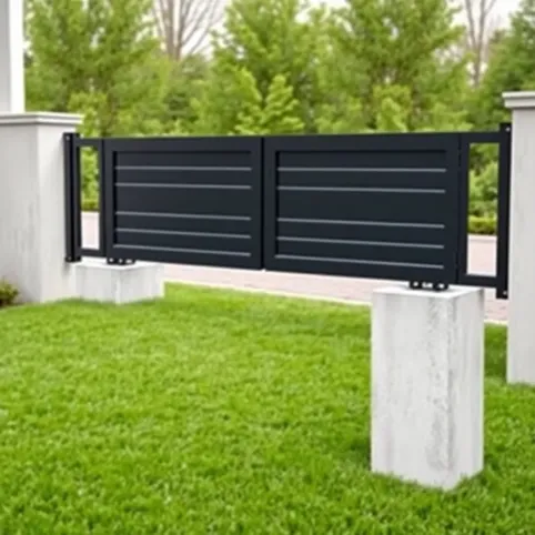 Montaż bramy dwuskrzydłowej do słupków betonowych