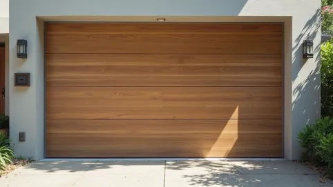 okleina bramy garażowej