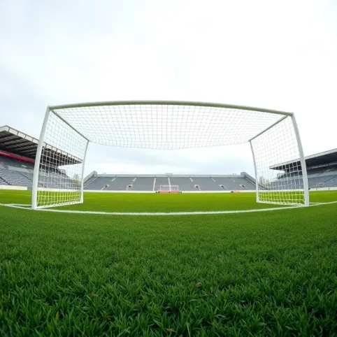 Wymiary bramki do piłki nożnej na stadionie