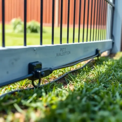 Zabezpieczenie pod bramą dla psa