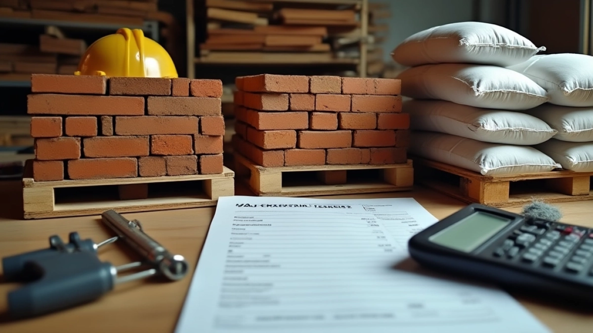 wykaz materiałów budowlanych do odliczenia vat